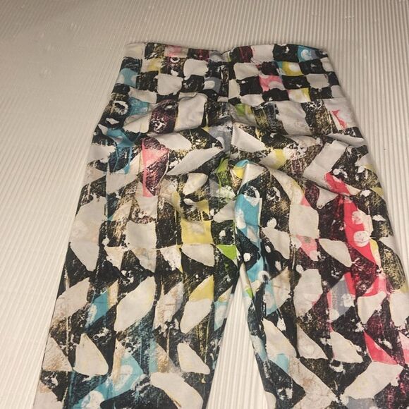 Roxie Rudolph Geometric Print Leggings Size Medium - Picture 5 of 7